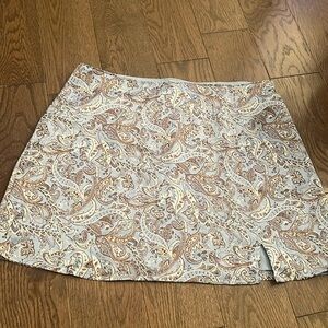 Hollister paisley mini skirt